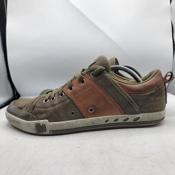 Merrell Rant Edge Mens 12 Dark Olive Green Casual Shoes Outdoors Comfort J72555 main image 6